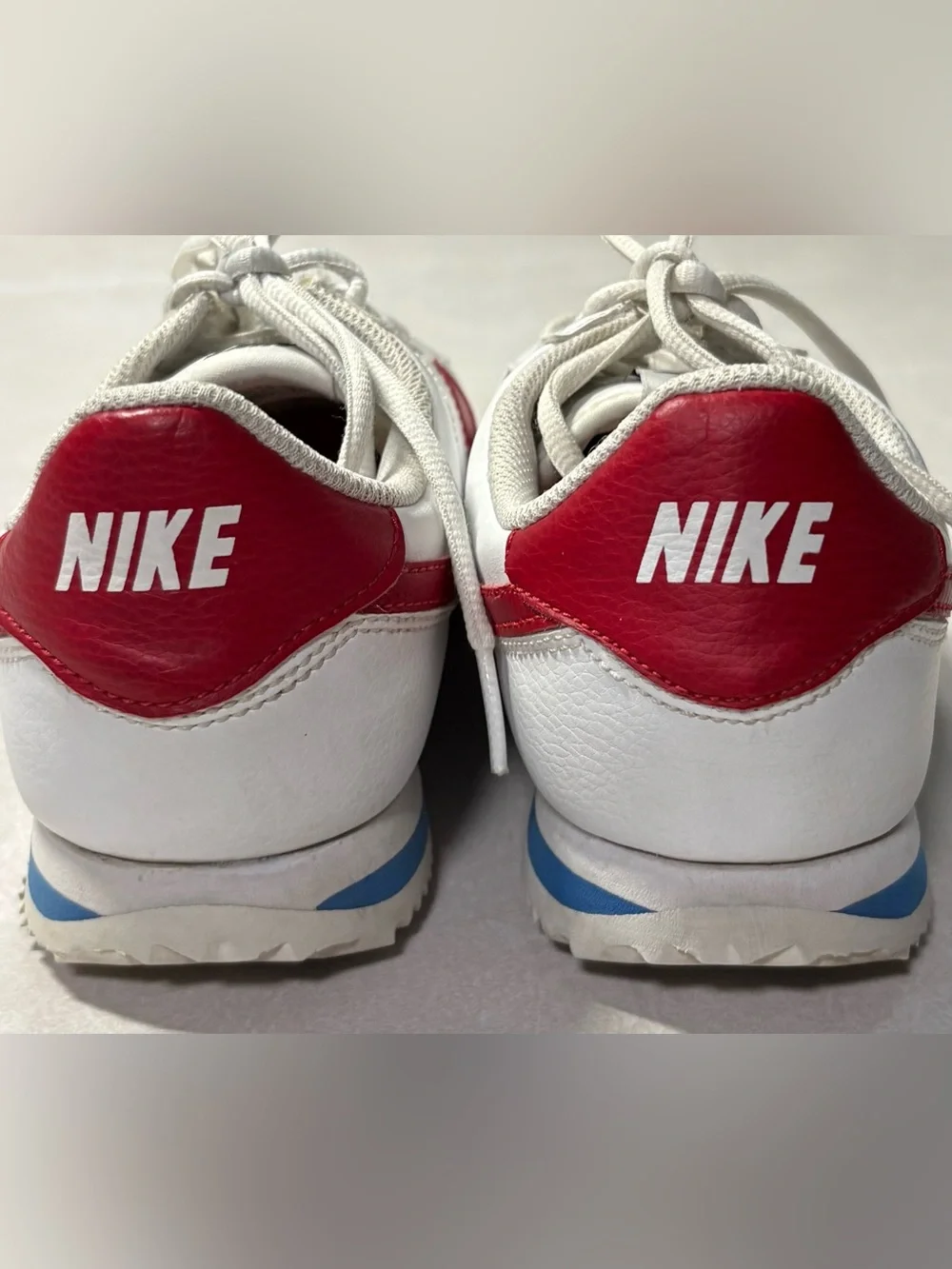 Nike Forest Gump Cortez Sz 6Y 904764-103 White Red Leather